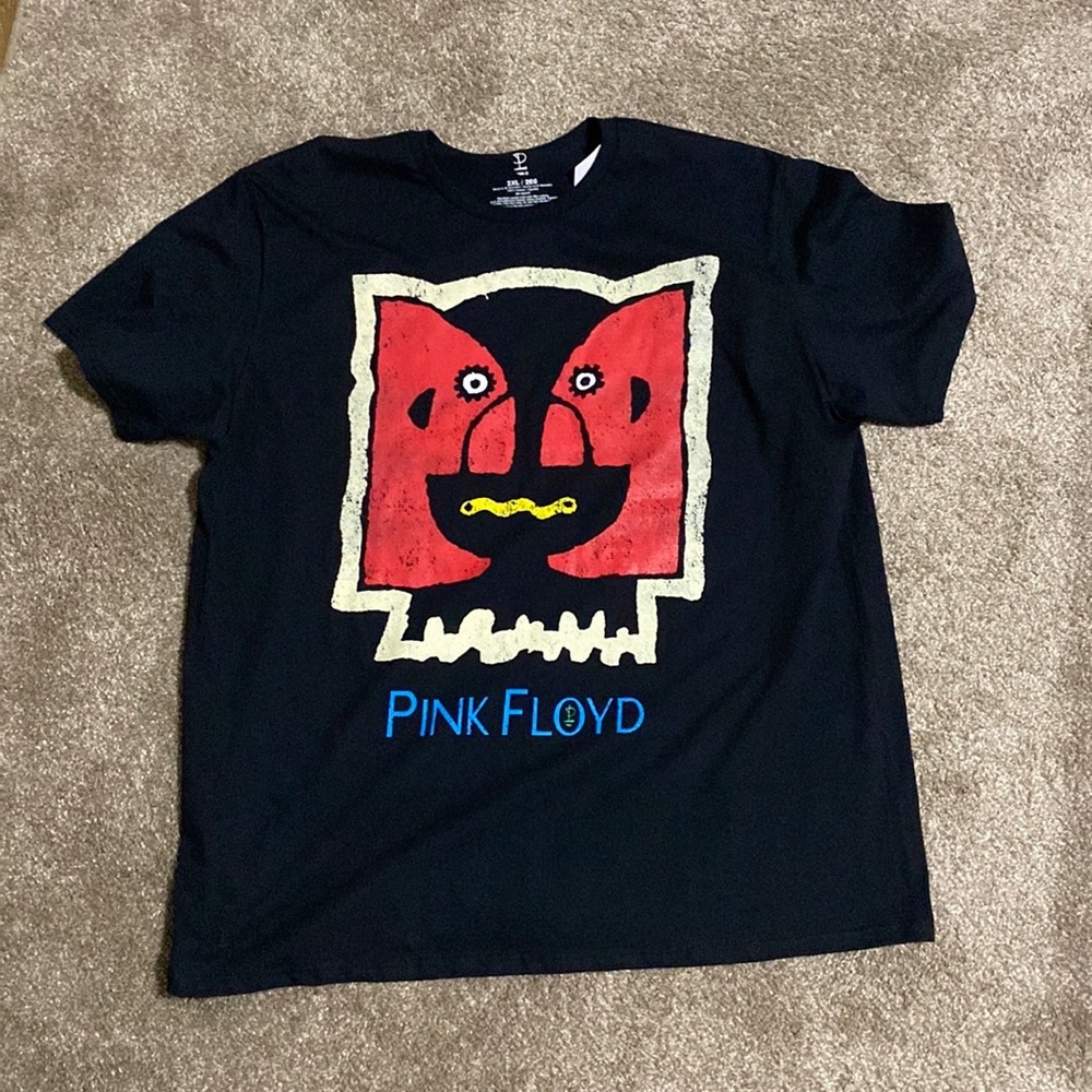 Pink Floyd Black Tee Size 2xl